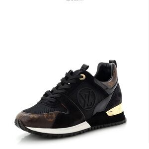 Louis Vuitton Runaway Sneakers Monogram Black Size 10.5